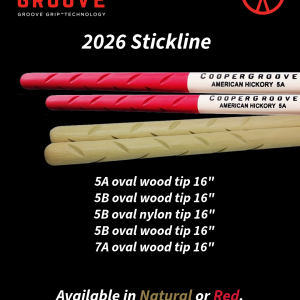 Cooper Groove Performance Drumsticks